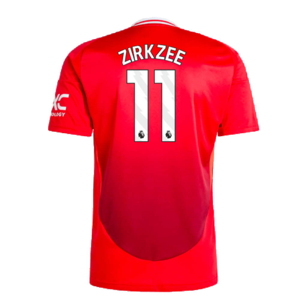 2024-2025 Man Utd Home Shirt (Zirkzee 11)