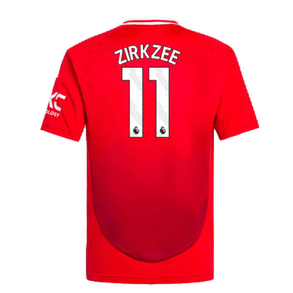 2024-2025 Man Utd Home Mini Kit (Zirkzee 11)