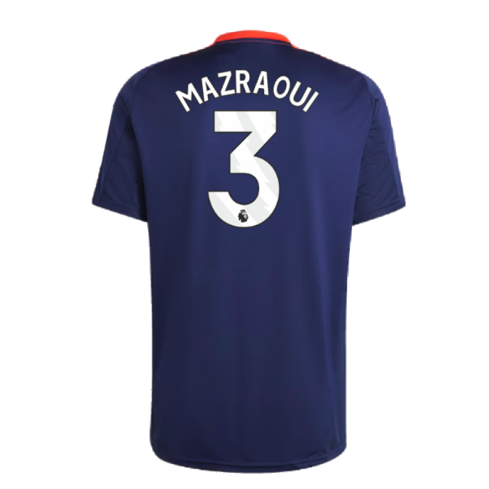 2024-2025 Man Utd Training Jersey (Night Indigo) (Mazraoui 3)