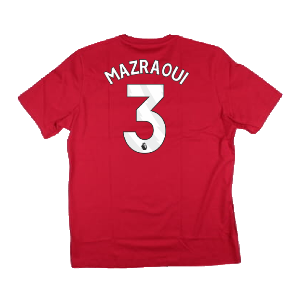 2024-2025 Man Utd DNA Graphic Tee (Red) (Mazraoui 3)