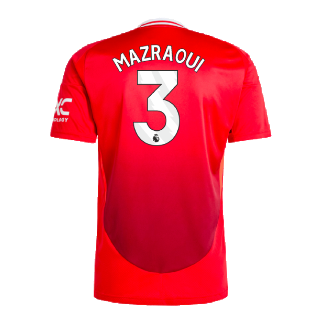 2024-2025 Man Utd Home Shirt (Mazraoui 3)