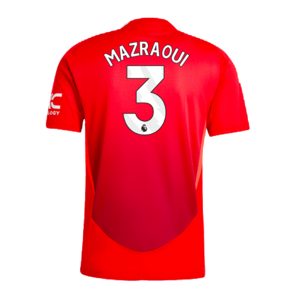 2024-2025 Man Utd Authentic Home Shirt (Mazraoui 3)