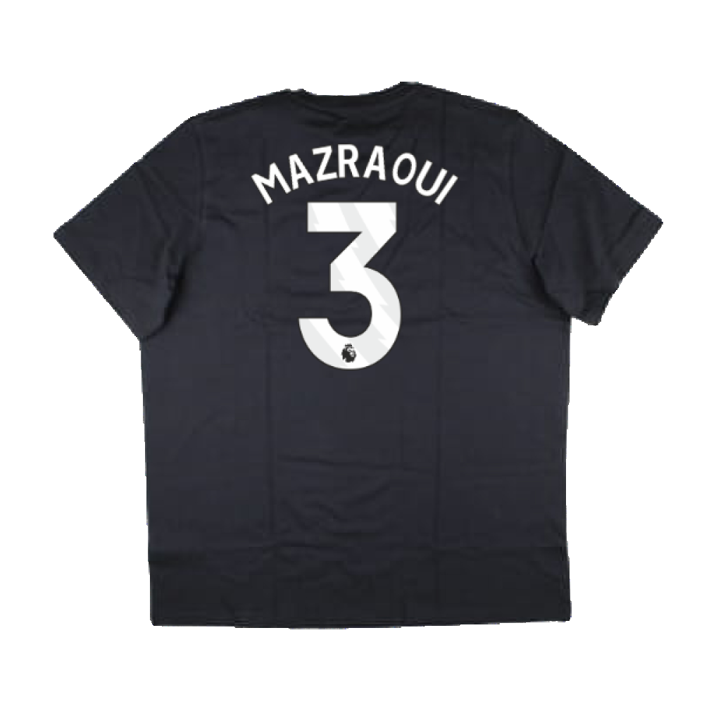 2024-2025 Man Utd Seasonal Graphic Tee (Night Grey) (Mazraoui 3)