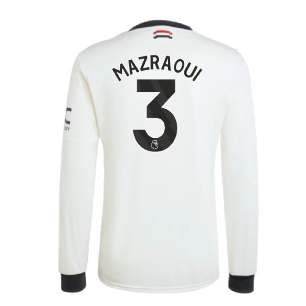 2024-2025 Man Utd Long Sleeve Third Shirt (Mazraoui 3)