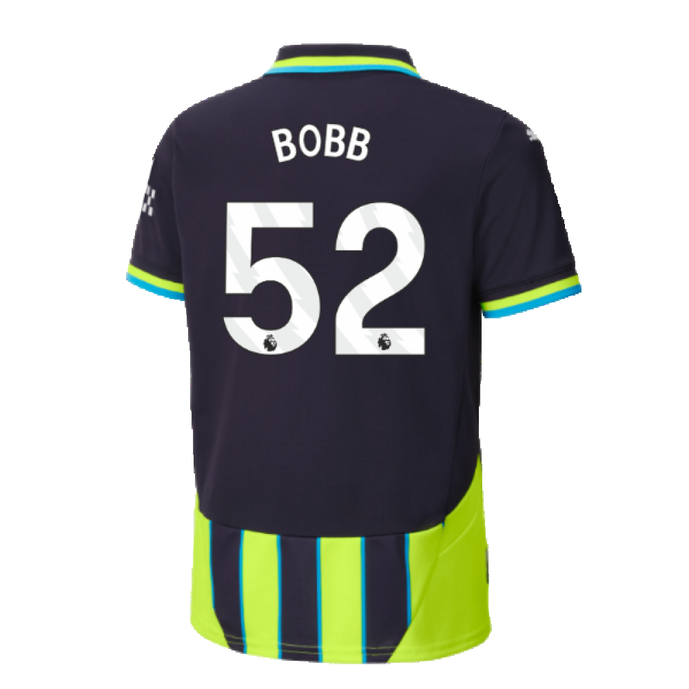 2024-2025 Man City Away Shirt (Kids) (Bobb 52)