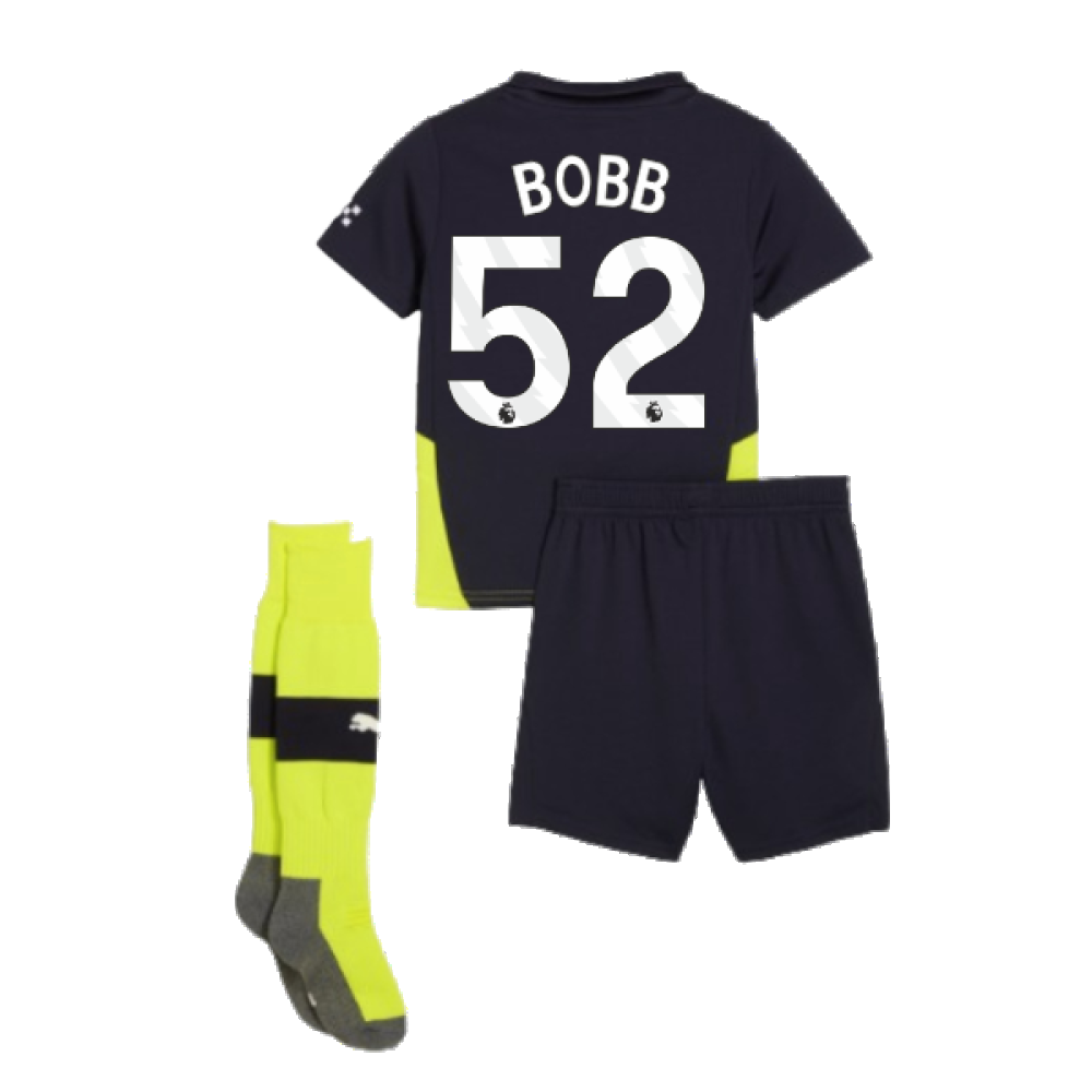 2024-2025 Man City Away Mini Kit (Bobb 52)