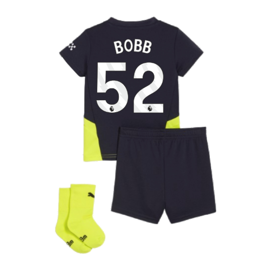 2024-2025 Man City Away Baby Kit (Bobb 52)