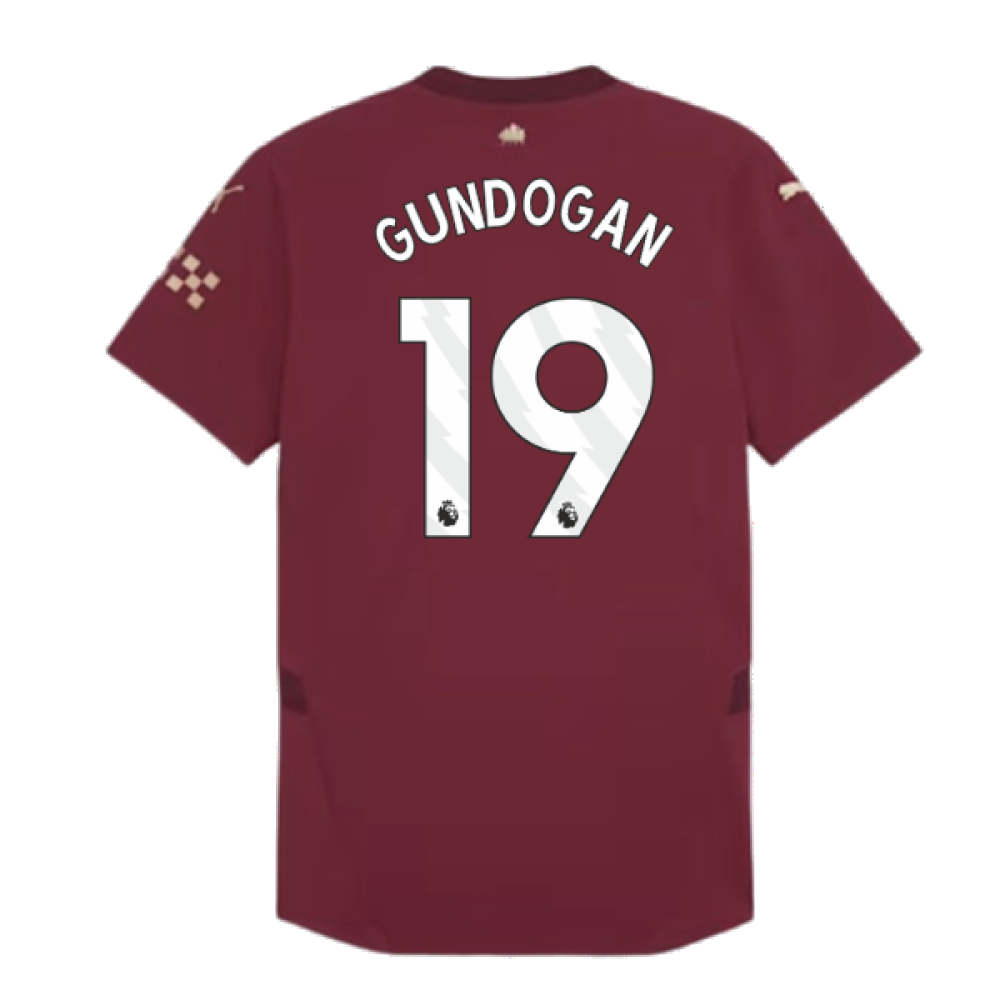 2024-2025 Man City Third Authentic Shirt w/packaging (Gundogan 19)