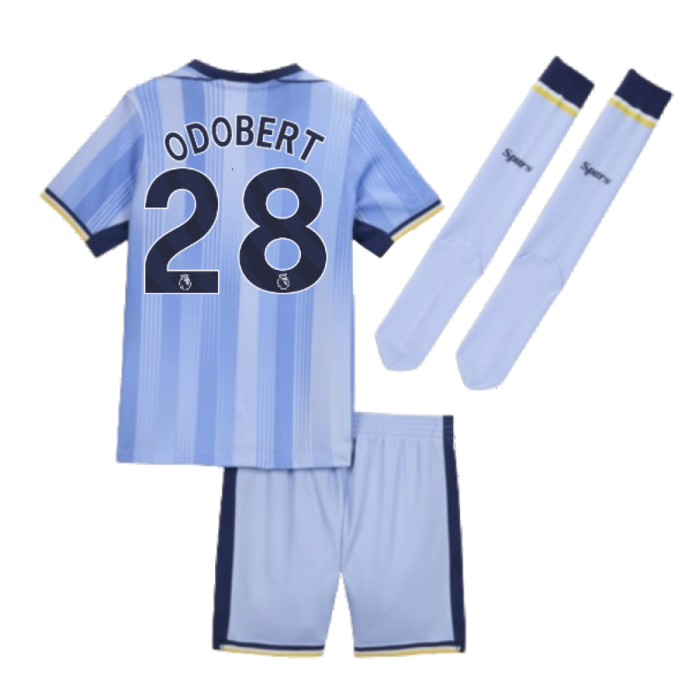 2024-2025 Tottenham Hotspur Away Mini Kit (Odobert 28)