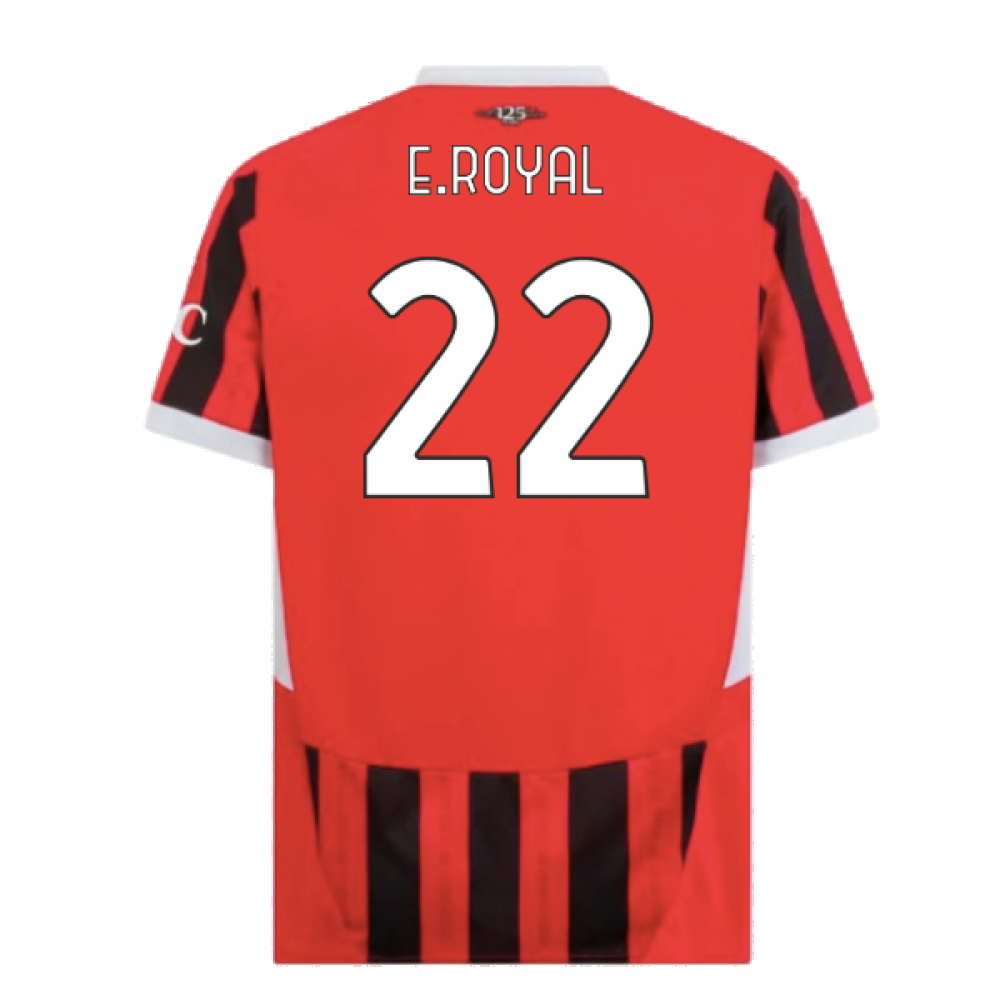 2024-2025 AC Milan Home Shirt (E.Royal 22)