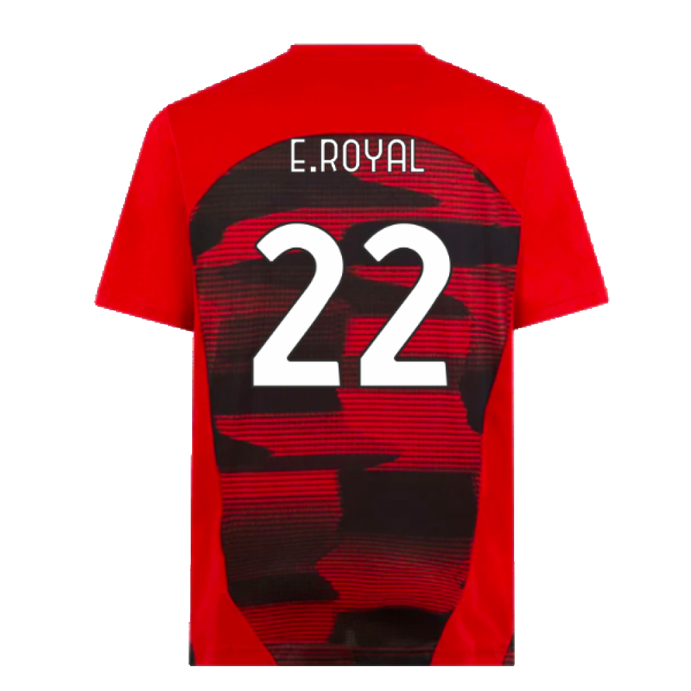 2024-2025 AC Milan Prematch SS Shirt (Red) (E.Royal 22)