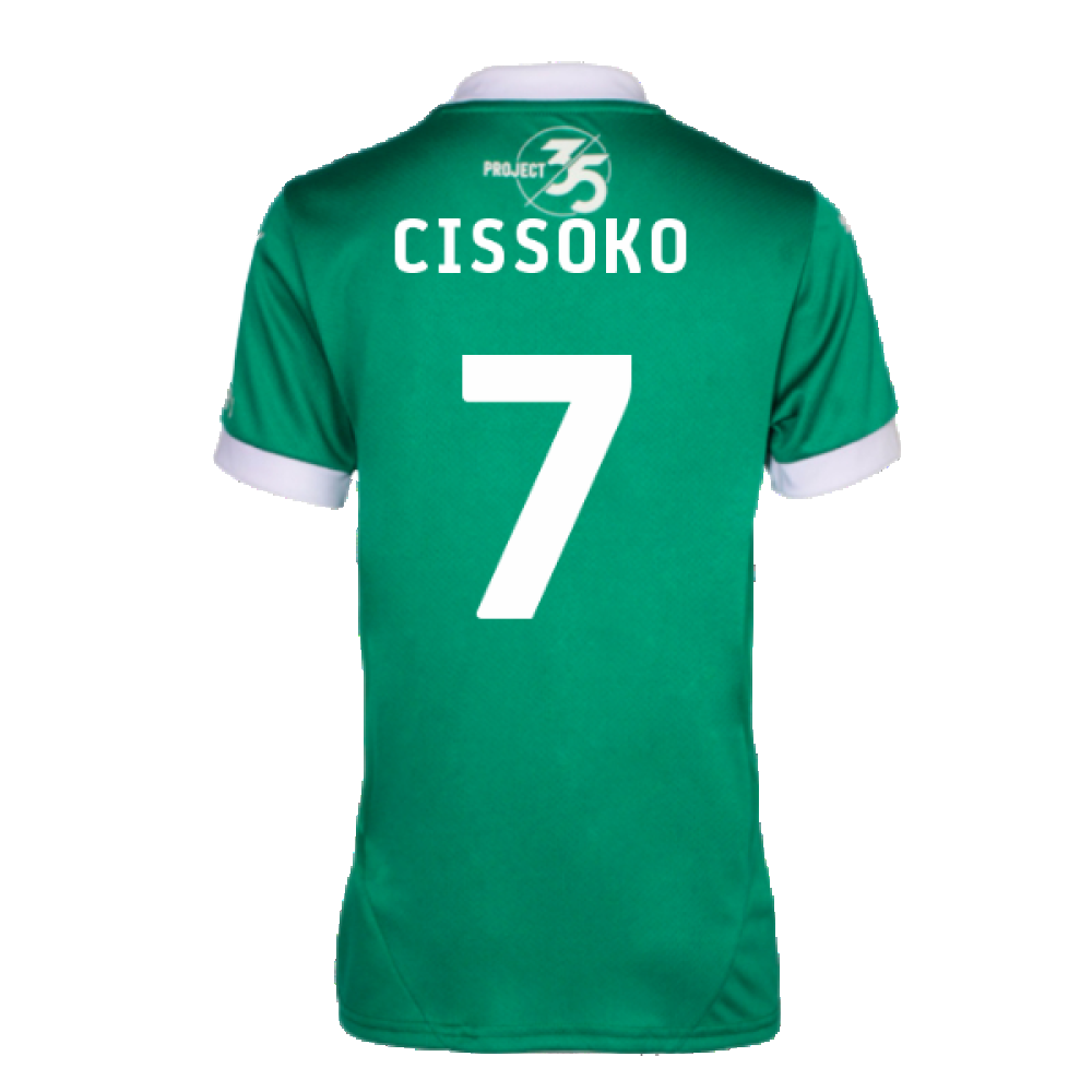 2024-2025 Plymouth Argyle Home Shirt (Kids) (Cissoko 7)