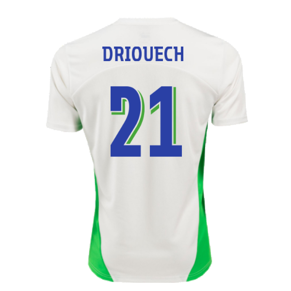 2024-2025 PSV Eindhoven Training Shirt (White) (Driouech 21)