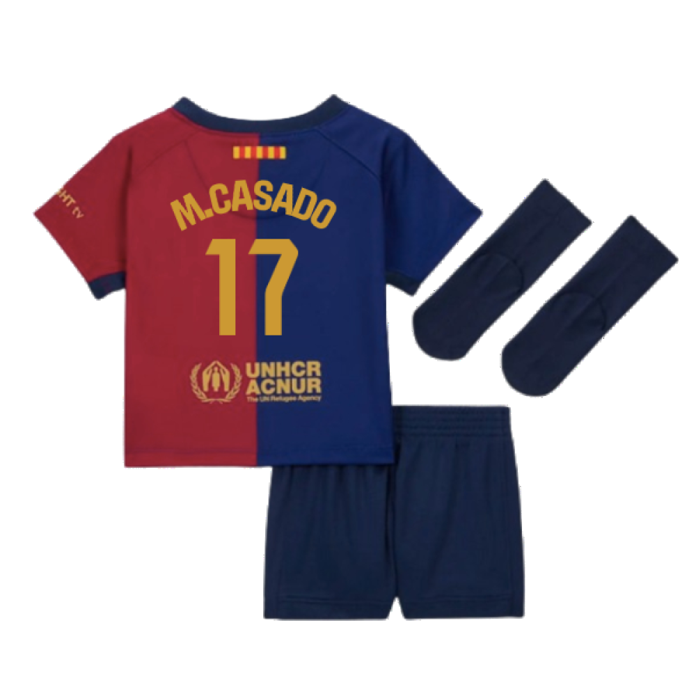 2024-2025 Barcelona Home Baby Kit (M.Casado 17)