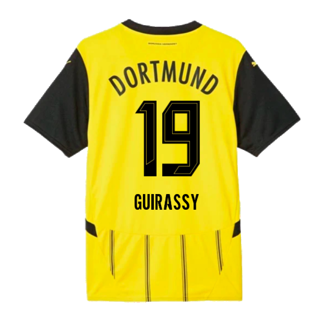 2024-2025 Borussia Dortmund Home Shirt (Guirassy 19)