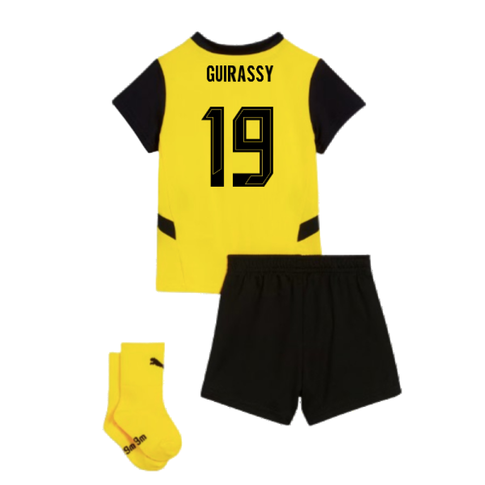 2024-2025 Borussia Dortmund Home Baby Kit (Guirassy 19)