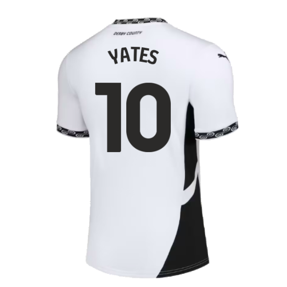 2024-2025 Derby County Home Shirt (Yates 10)