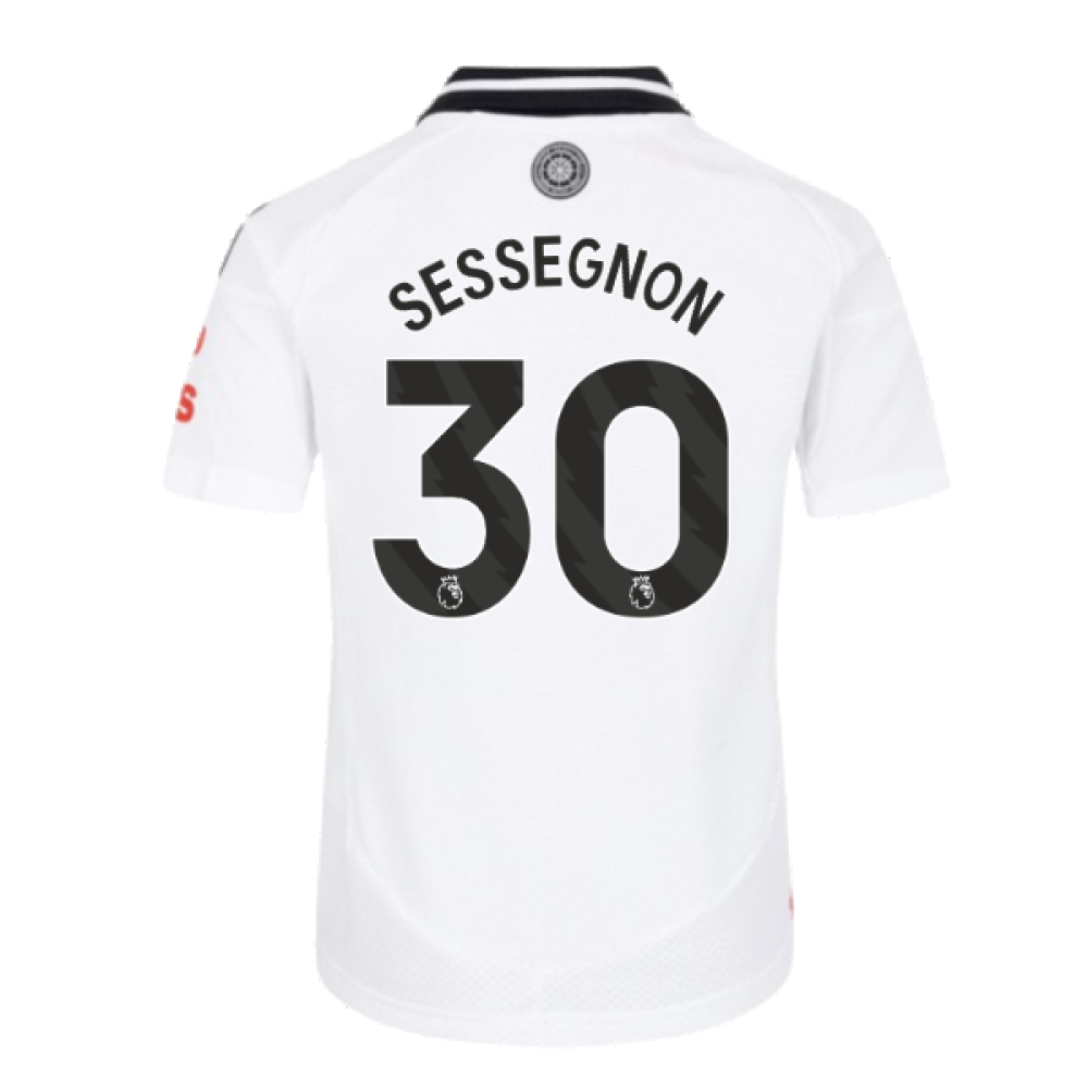 2024-2025 Fulham Home Shirt (Kids) (Sessegnon 30)