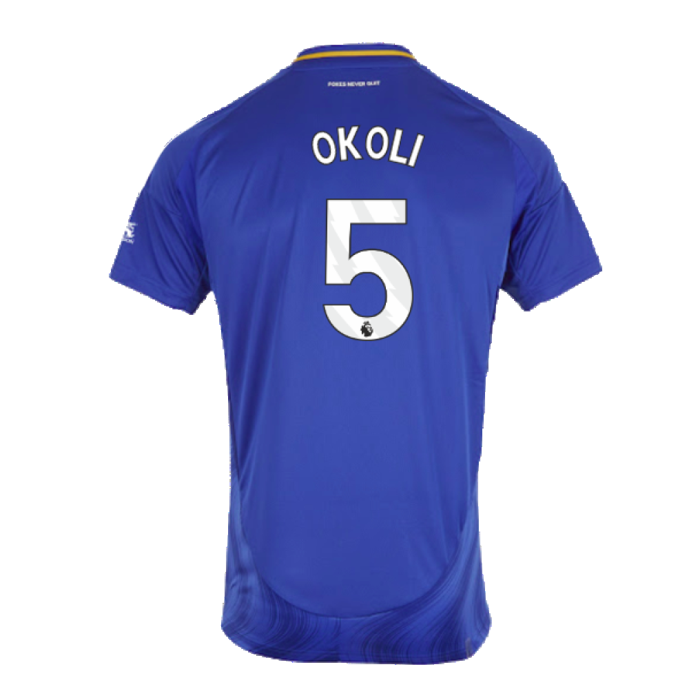 2024-2025 Leicester City Home Shirt (Okoli 5)