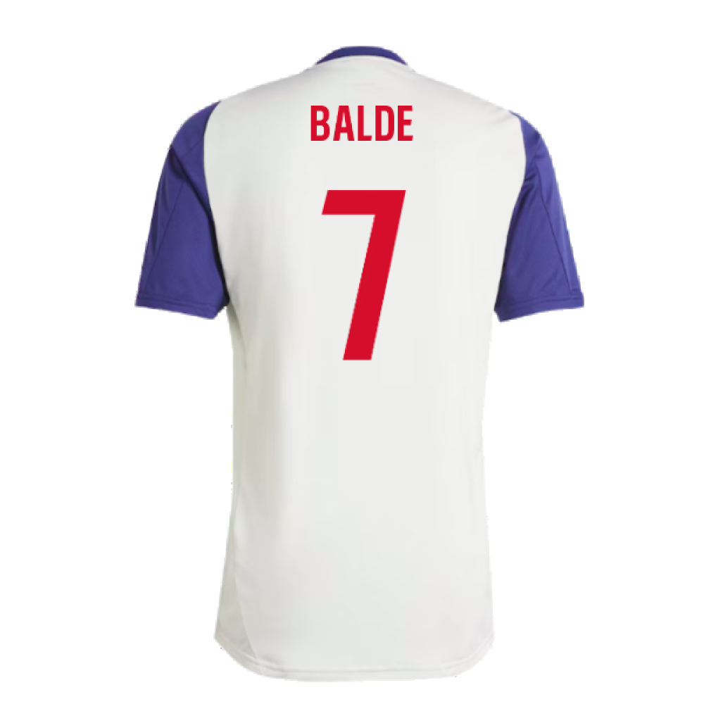 2024-2025 Olympique Lyon Training Jersey (White Tint) (Balde 7)