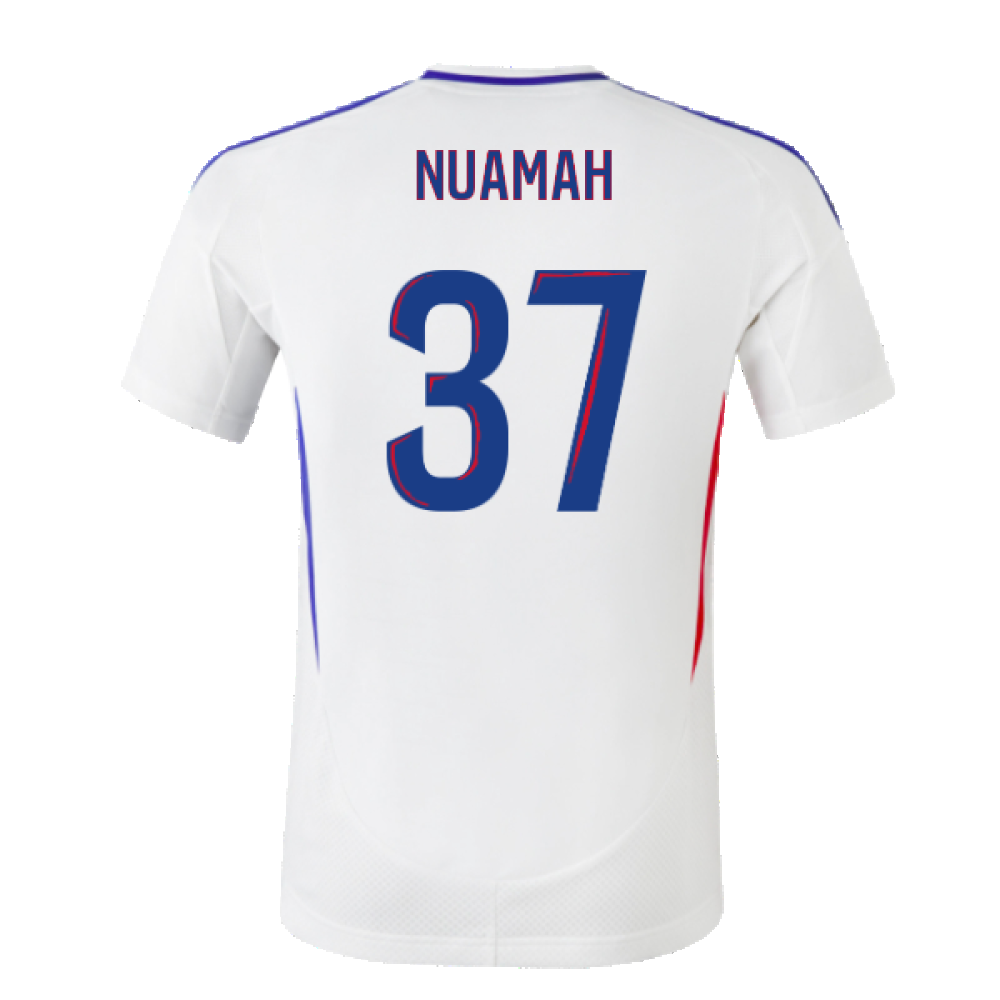 2024-2025 Olympique Lyon Home Shirt (Nuamah 37)