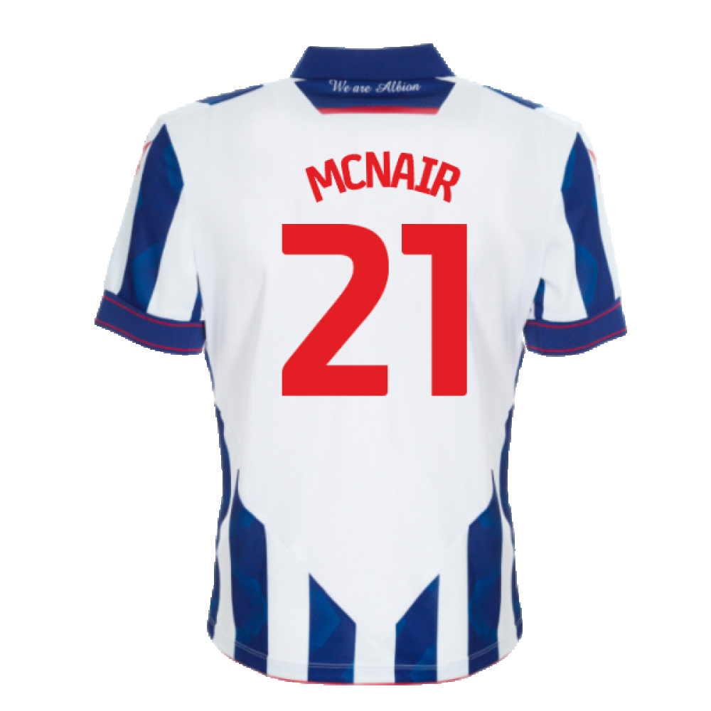 2024-2025 West Brom WBA Home Shirt (McNair 21)