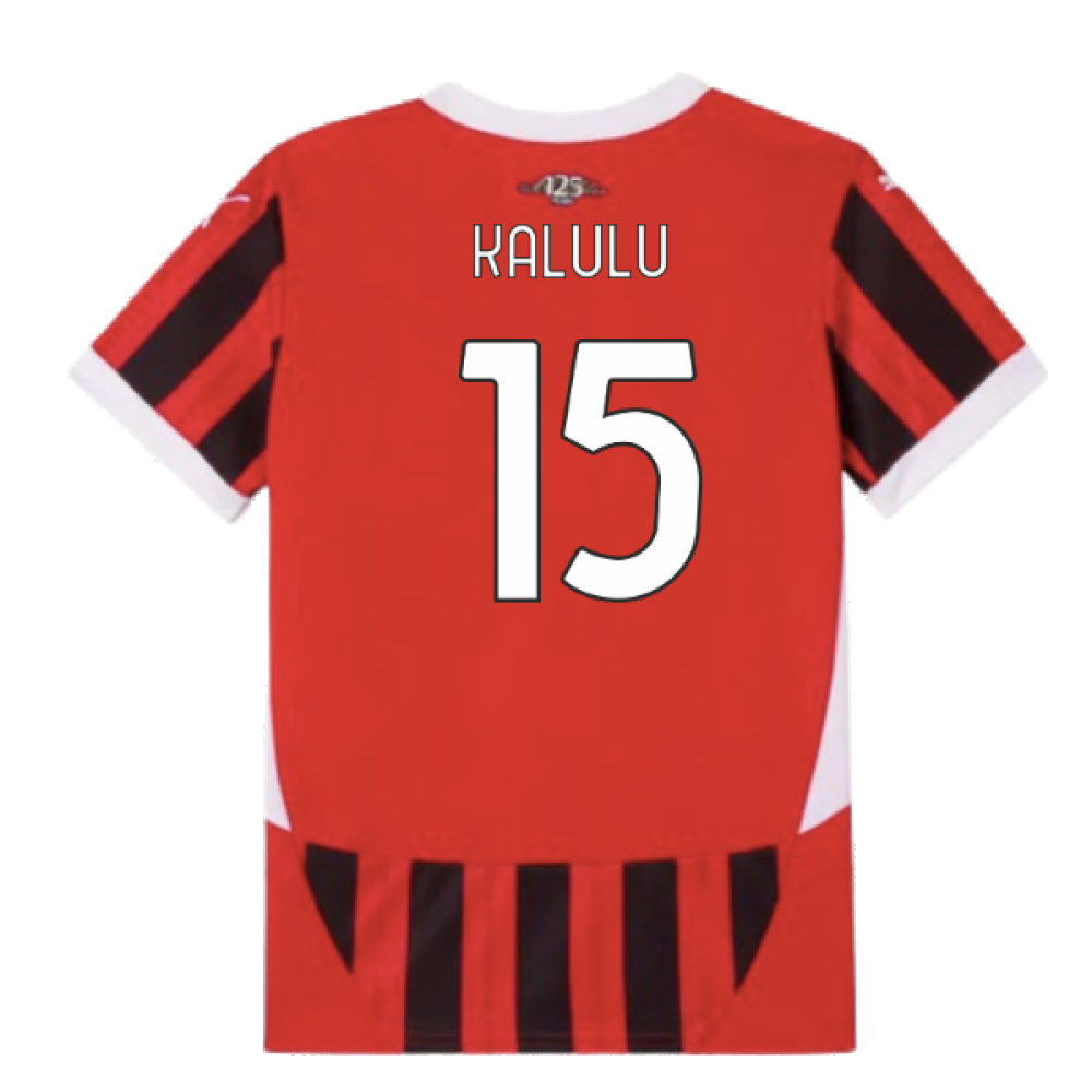 2024-2025 AC Milan Home Shirt (Kids) (Kalulu 15)