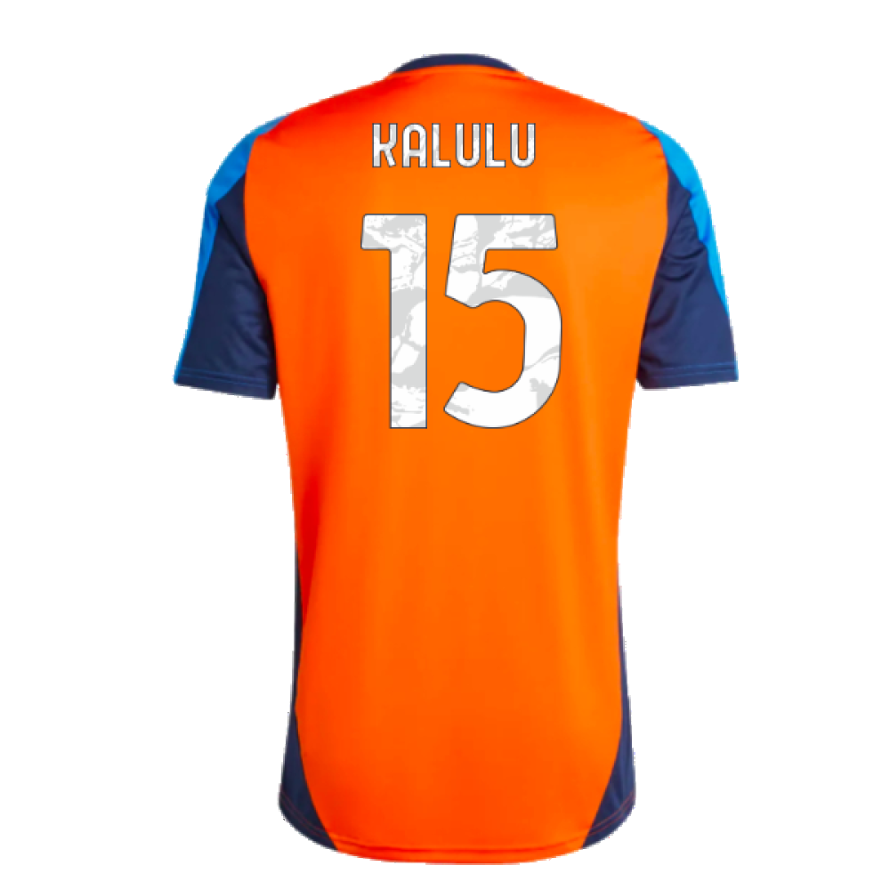 2024-2025 Juventus Training Jersey (Orange) (Kalulu 15)