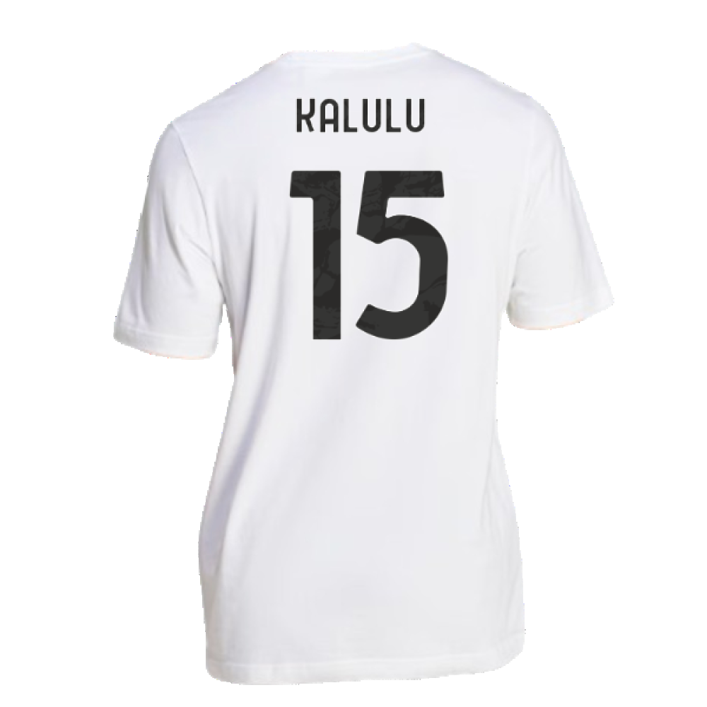 2024-2025 Juventus DNA Graphic Tee (White) (Kalulu 15)