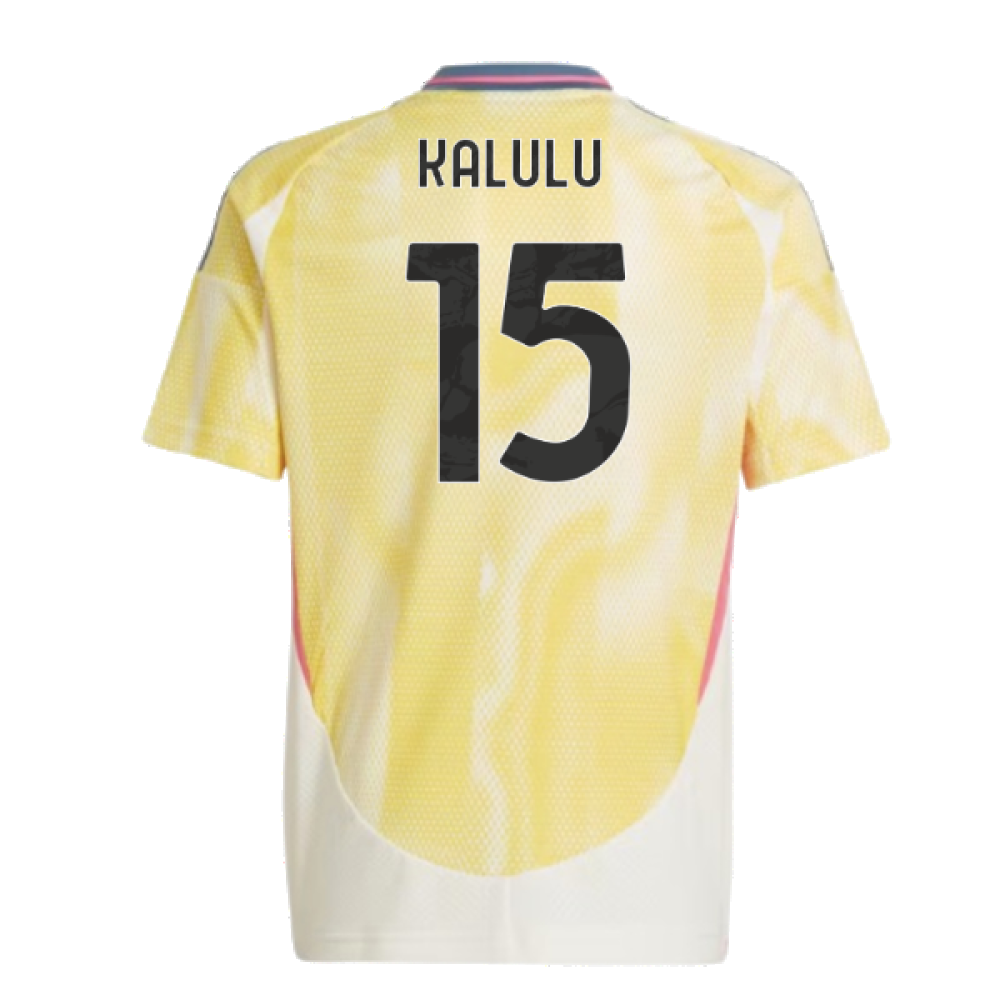 2024-2025 Juventus Away Shirt (Kids) (Kalulu 15)