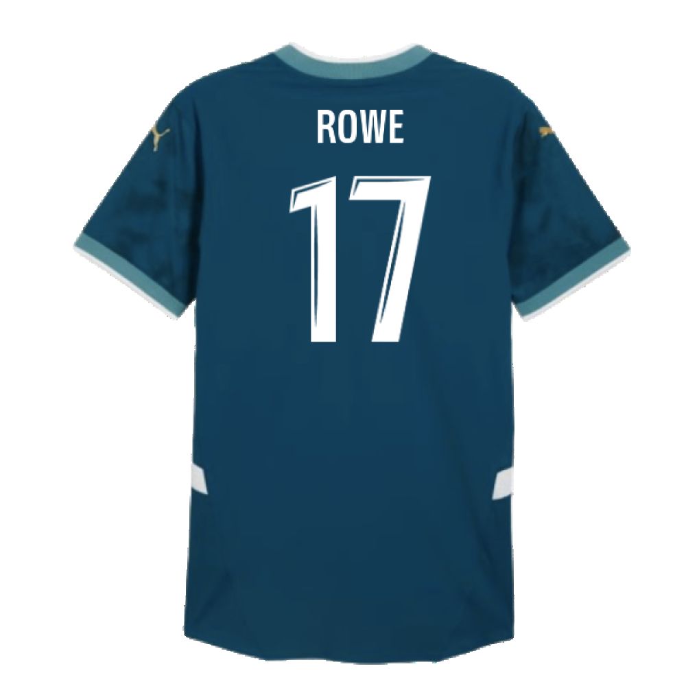 2024-2025 Marseille Away Authentic Shirt (Rowe 17)