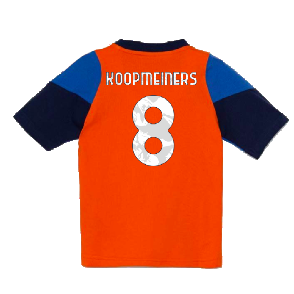 2024-2025 Juventus Training Tee (Orange) - Kids (Koopmeiners 8)