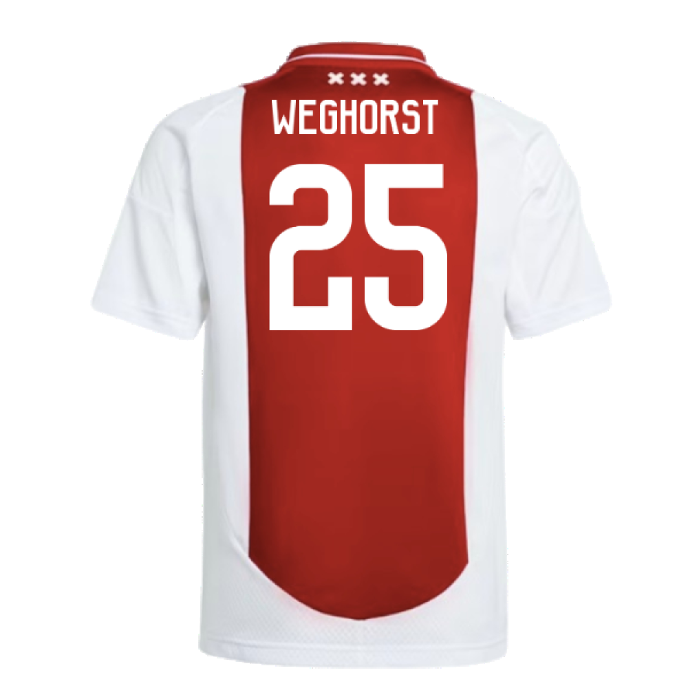 2024-2025 Ajax Home Mini Kit (Weghorst 25)