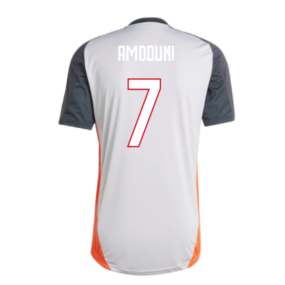 2024-2025 Benfica Training Jersey (Grey) (Amdouni 7)