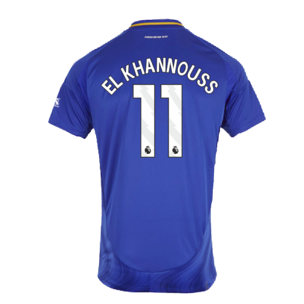 2024-2025 Leicester City Home Shirt (El Khannouss 11)