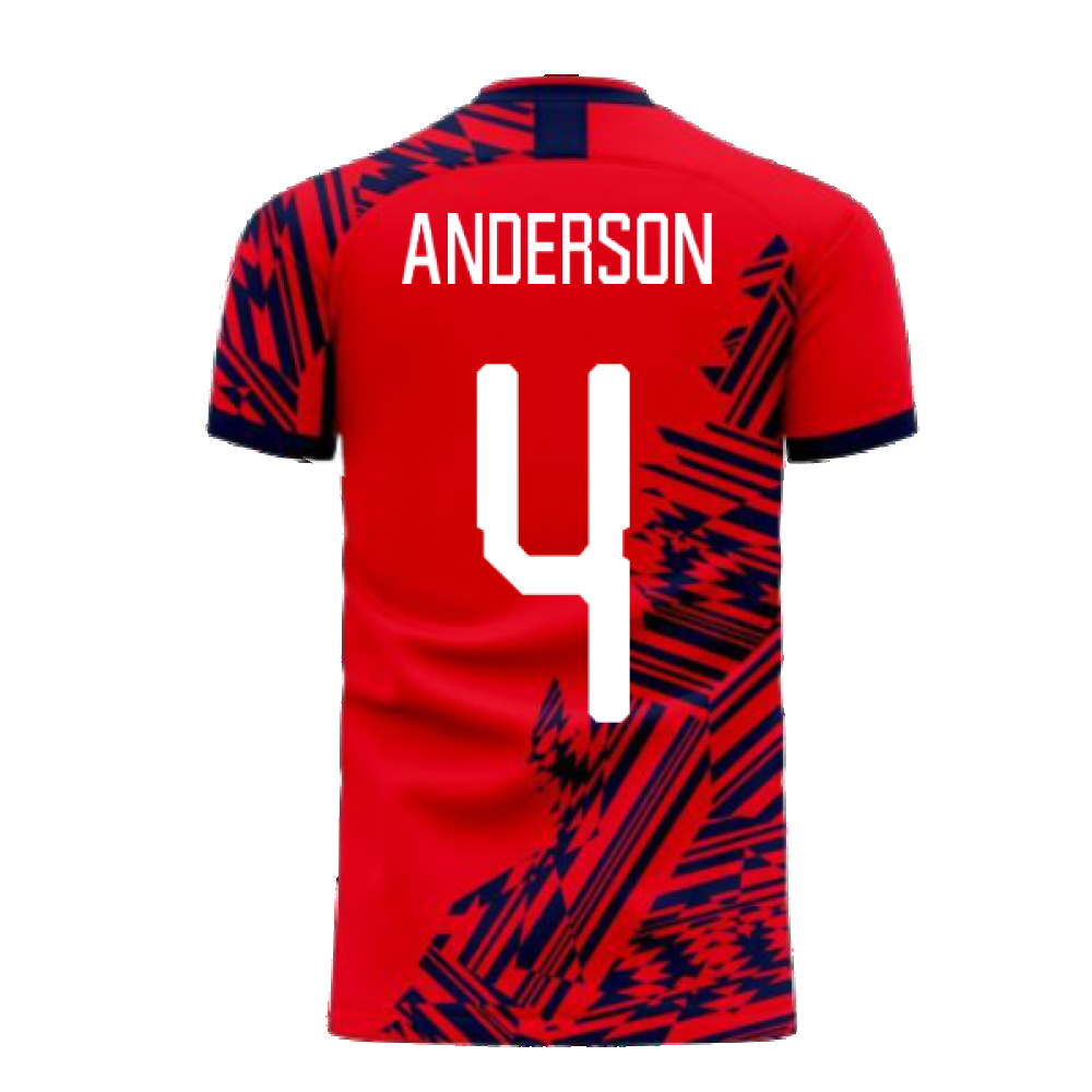  Aberdeen 2024-2025 Home Concept Football Kit (Libero) (ANDERSON 4) - Baby