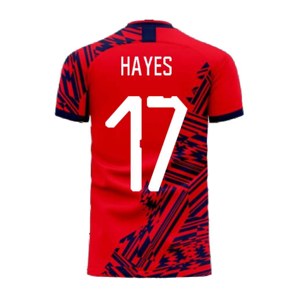  Aberdeen 2024-2025 Home Concept Football Kit (Libero) (Hayes 17) - Womens