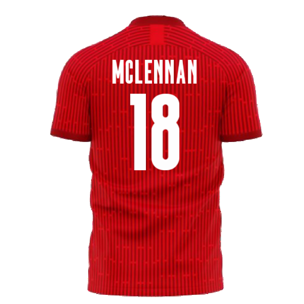 Aberdeen 2024-2025 Home Concept Football Kit (Airo) (McLENNAN 18)