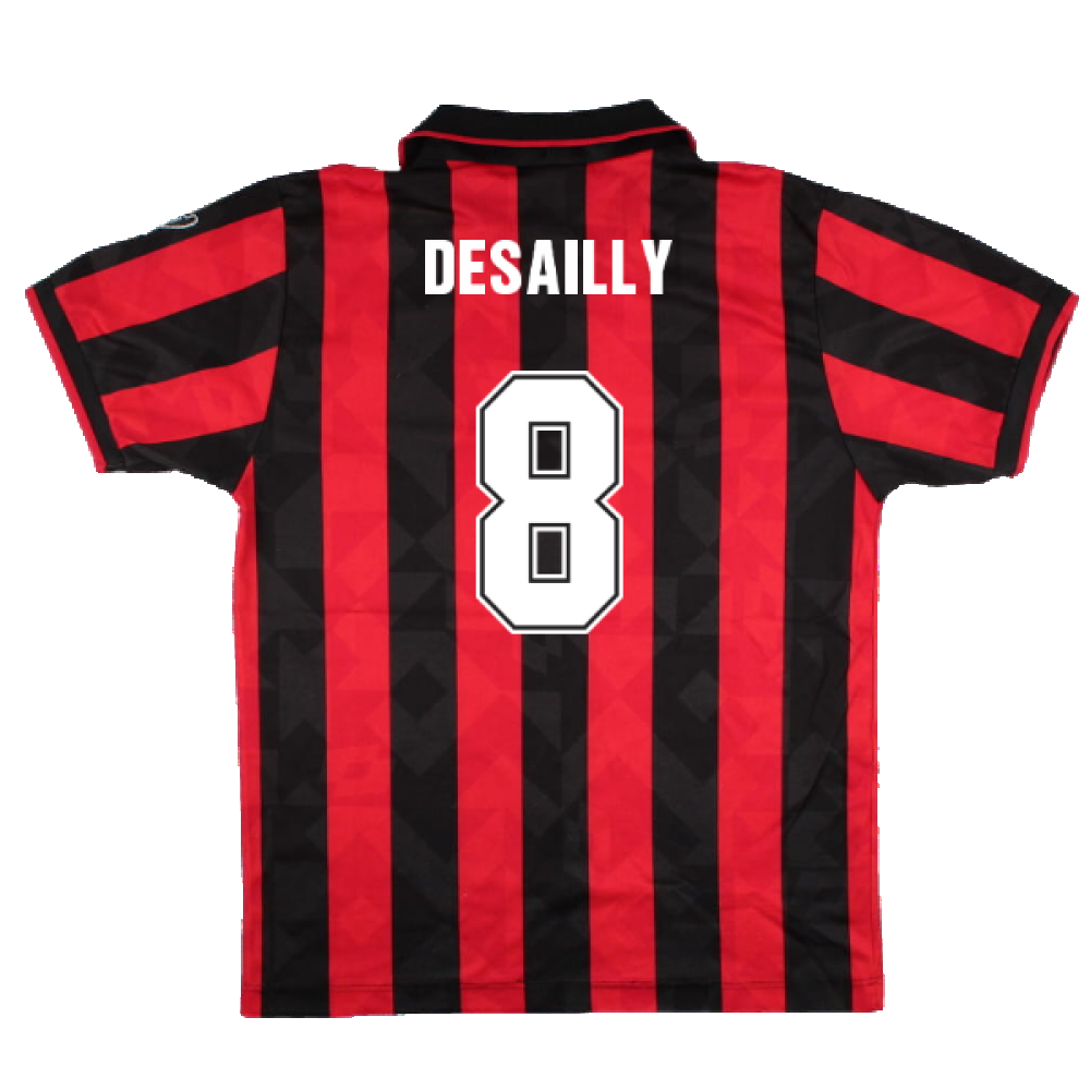 AC Milan 1994-96 Home Shirt (M) (Excellent) (DESAILLY 8)