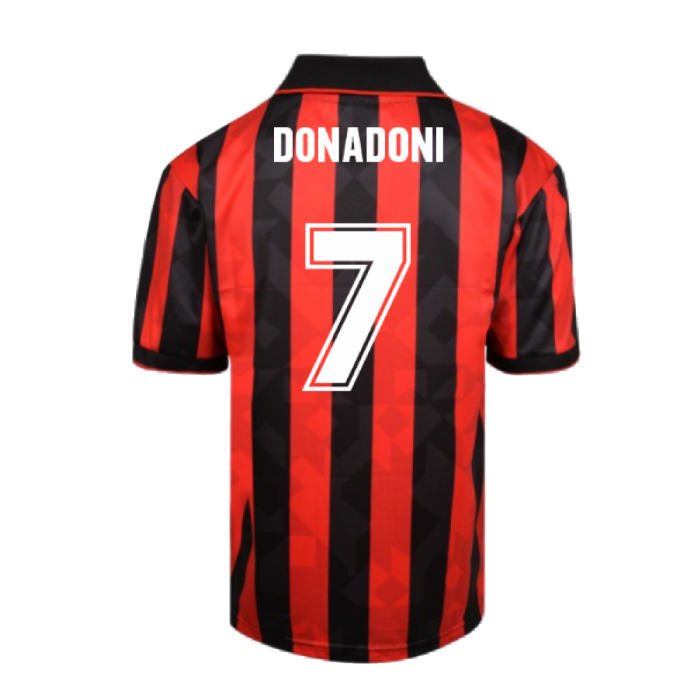 AC Milan 1994 Home Retro Shirt (Donadoni 7)