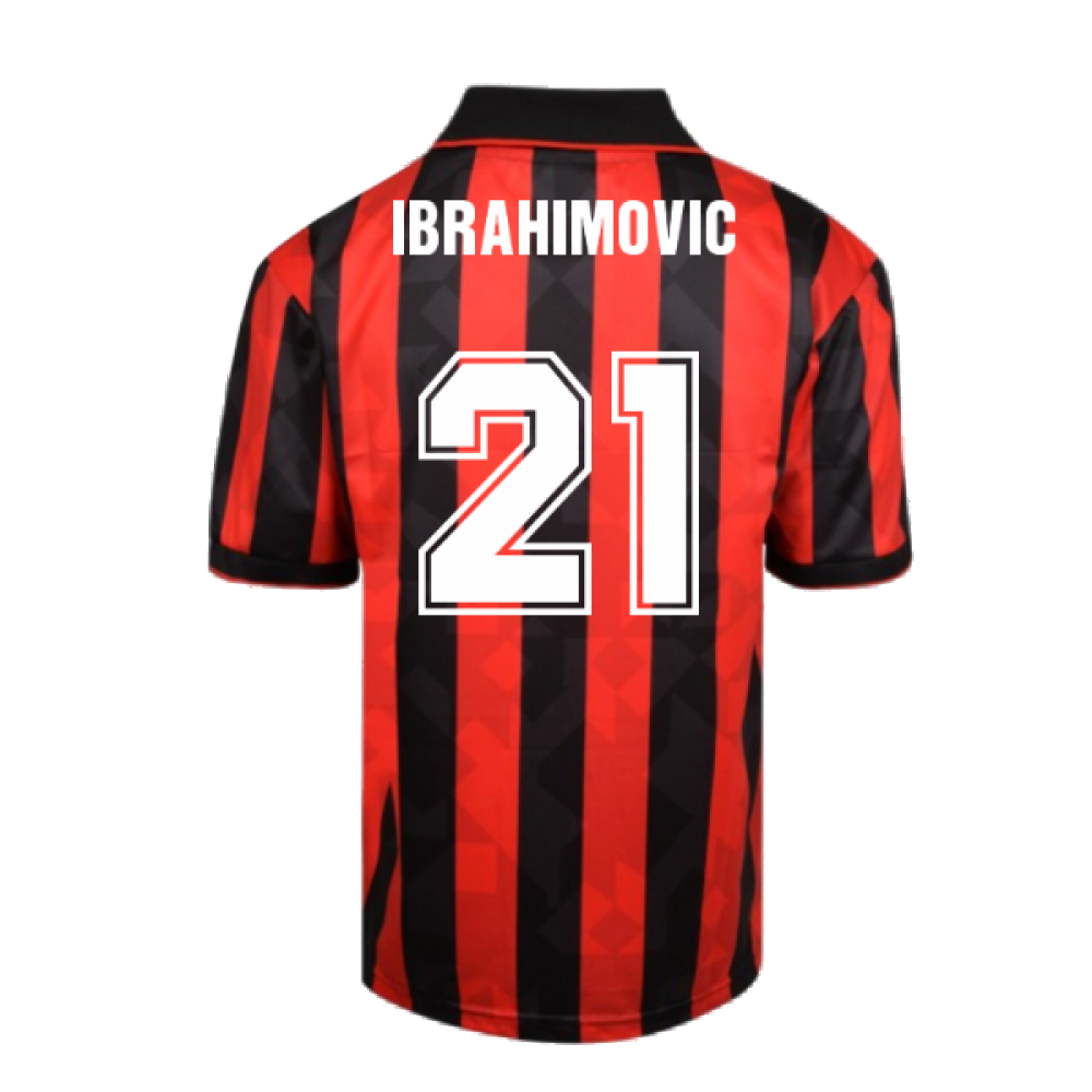 AC Milan 1994 Home Retro Shirt (Ibrahimovic 21)