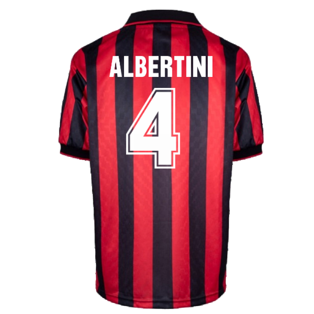 AC Milan 1996 Home Retro Shirt (Albertini 4)