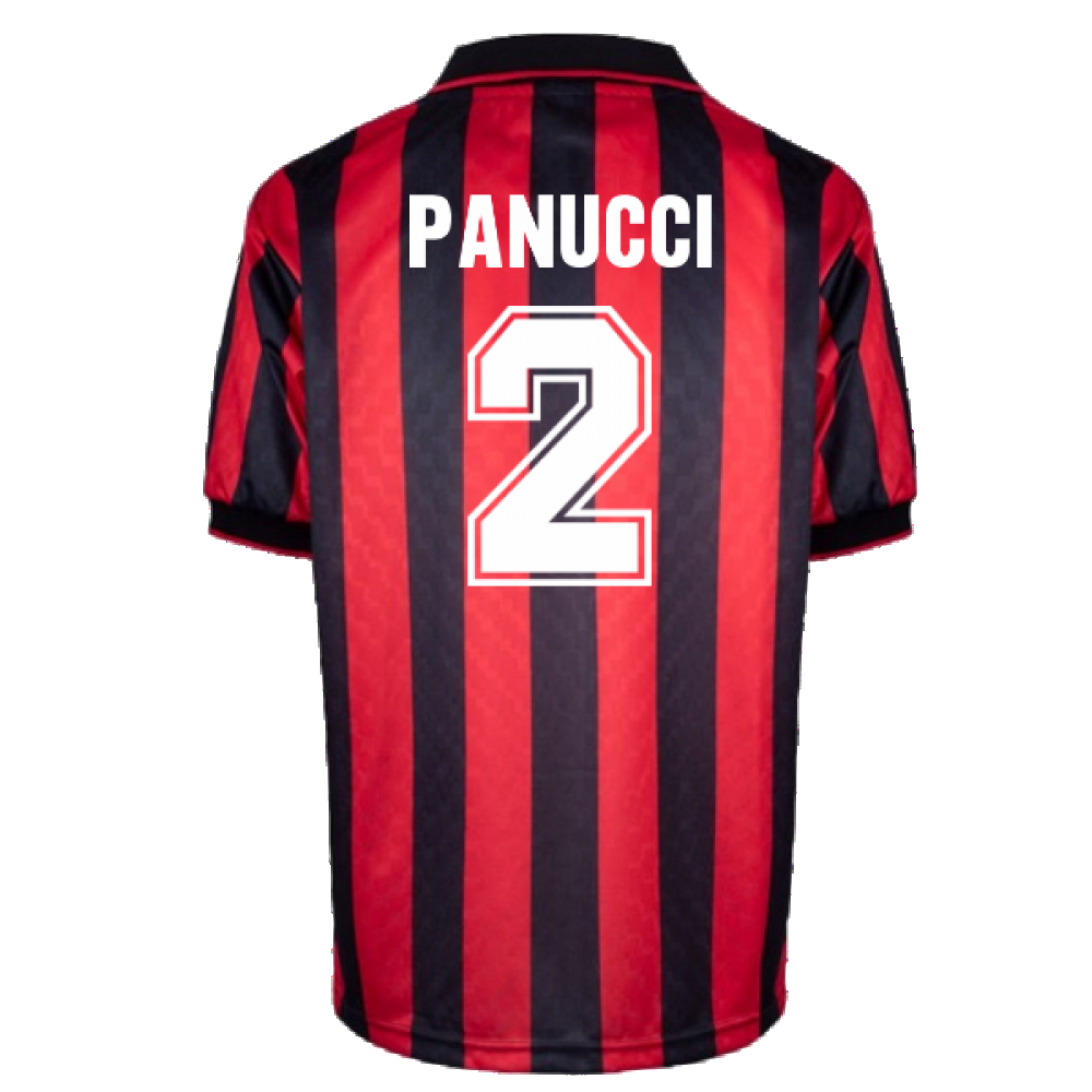 AC Milan 1996 Home Retro Shirt (Panucci 2)