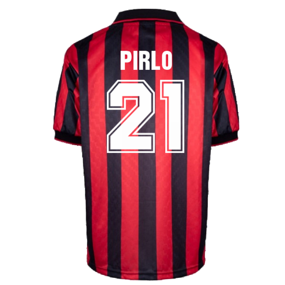 AC Milan 1996 Home Retro Shirt (PIRLO 21)