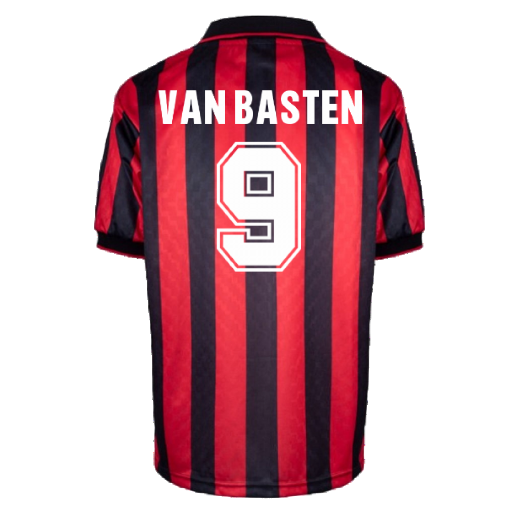 AC Milan 1996 Home Retro Shirt (VAN BASTEN 9)