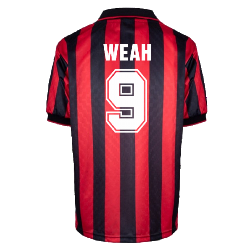 AC Milan 1996 Home Retro Shirt (Weah 9)