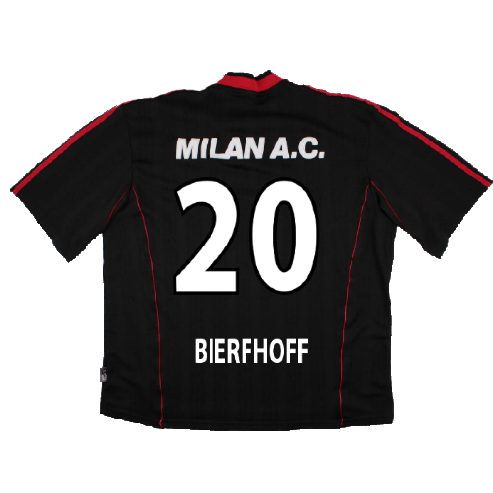 AC Milan 2000-01 Adidas Training Shirt (XL) (Bierfhoff 20) (Good)