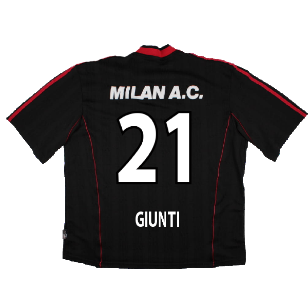 AC Milan 2000-01 Adidas Training Shirt (XL) (Giunti 21) (Good)