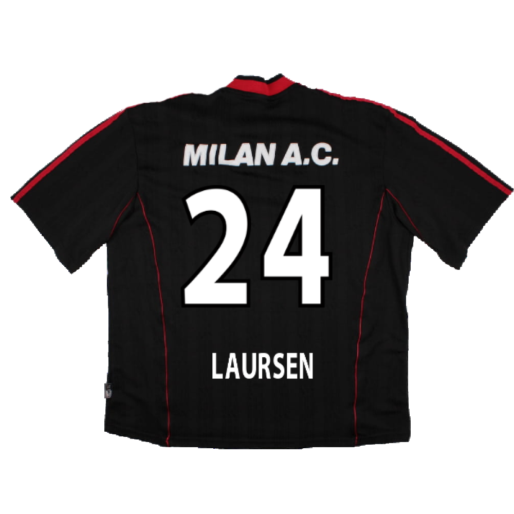 AC Milan 2000-01 Adidas Training Shirt (XL) (Laursen 24) (Good)