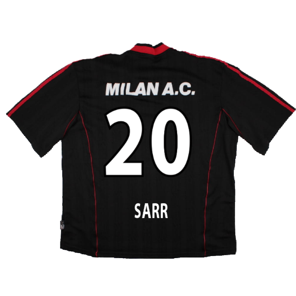 AC Milan 2000-01 Adidas Training Shirt (XL) (Sarr 20) (Good)